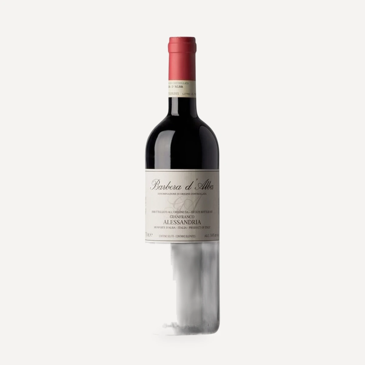 Barbera d'Alba DOC wine — Gianfranco Alessandria winery — Dionysus