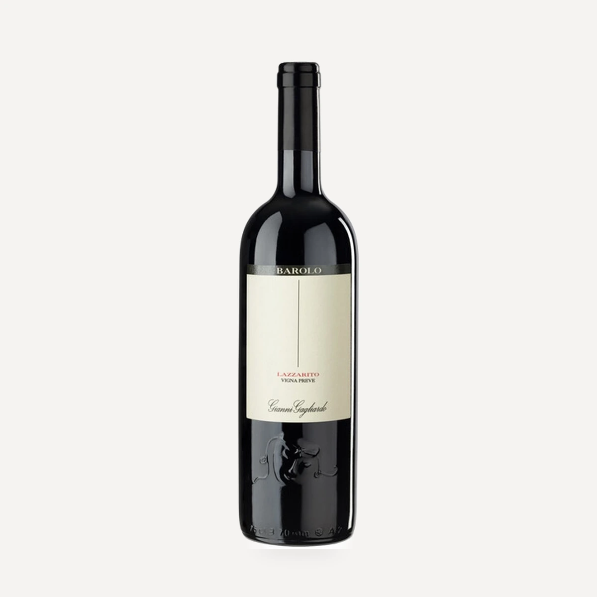 LAZZARITO Vigna Preve Barolo DOCG wine — Gianni Gagliardo winery — Dionysus
