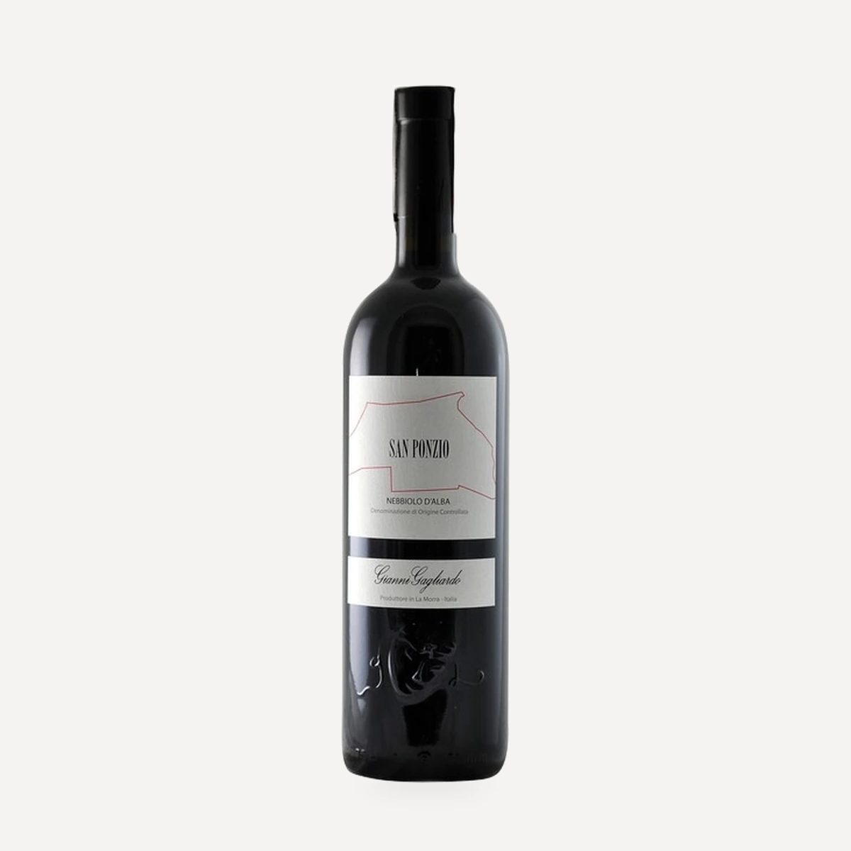SAN PONZIO Nebbiolo d'Alba Superiore DOC wine — Gianni Gagliardo winery — Dionysus