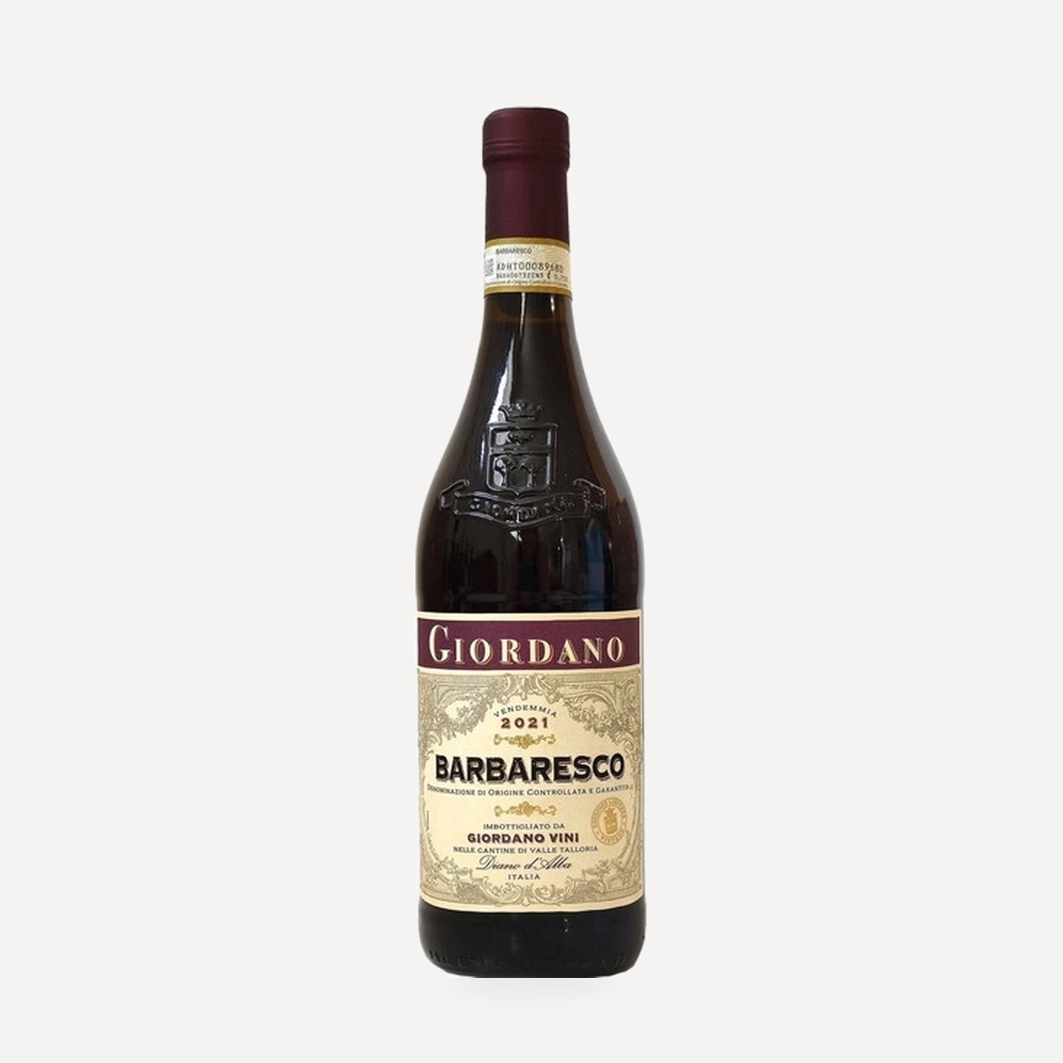 Barbaresco DOCG wine — Giordano winery — Dionysus