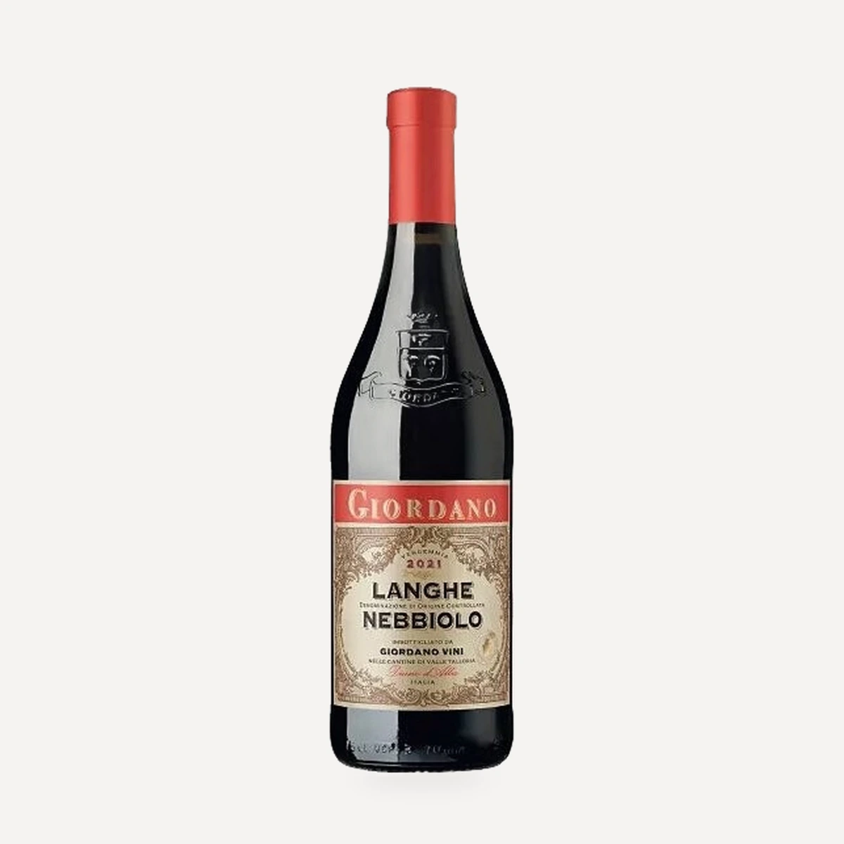 Nebbiolo Langhe DOC wine — Giordano winery — Dionysus