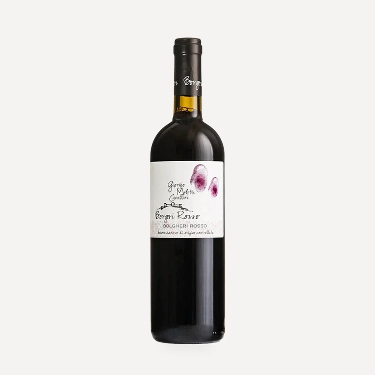Borgeri Rosso Bolgheri DOC wine — Giorgio Meletti Cavallari winery — Dionysus
