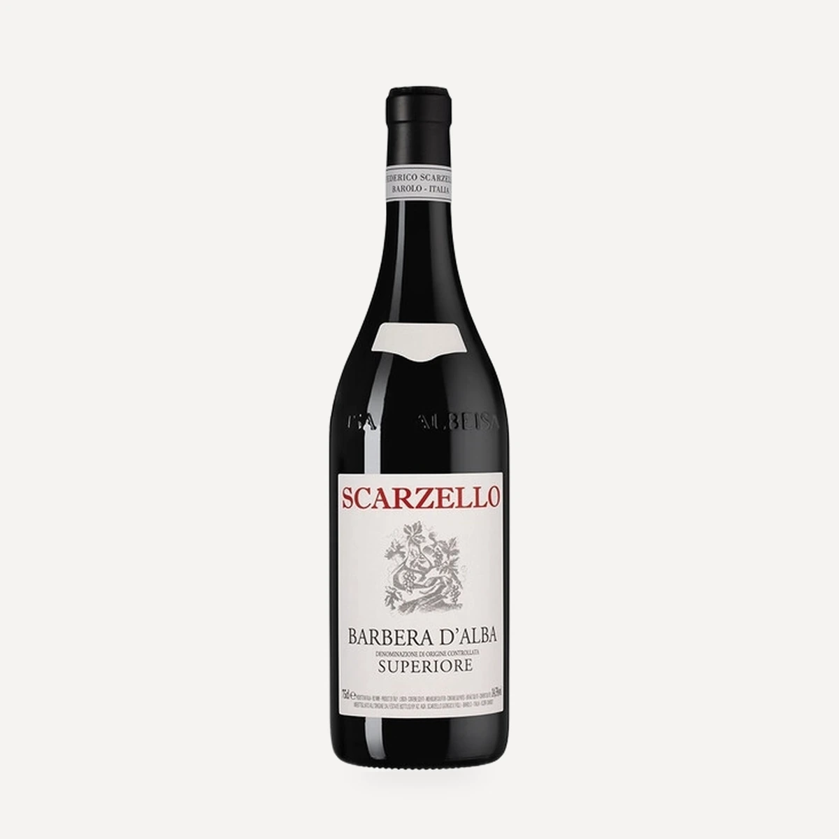 Barbera d’Alba DOC wine — Giorgio Scarzello e Figli winery — Dionysus