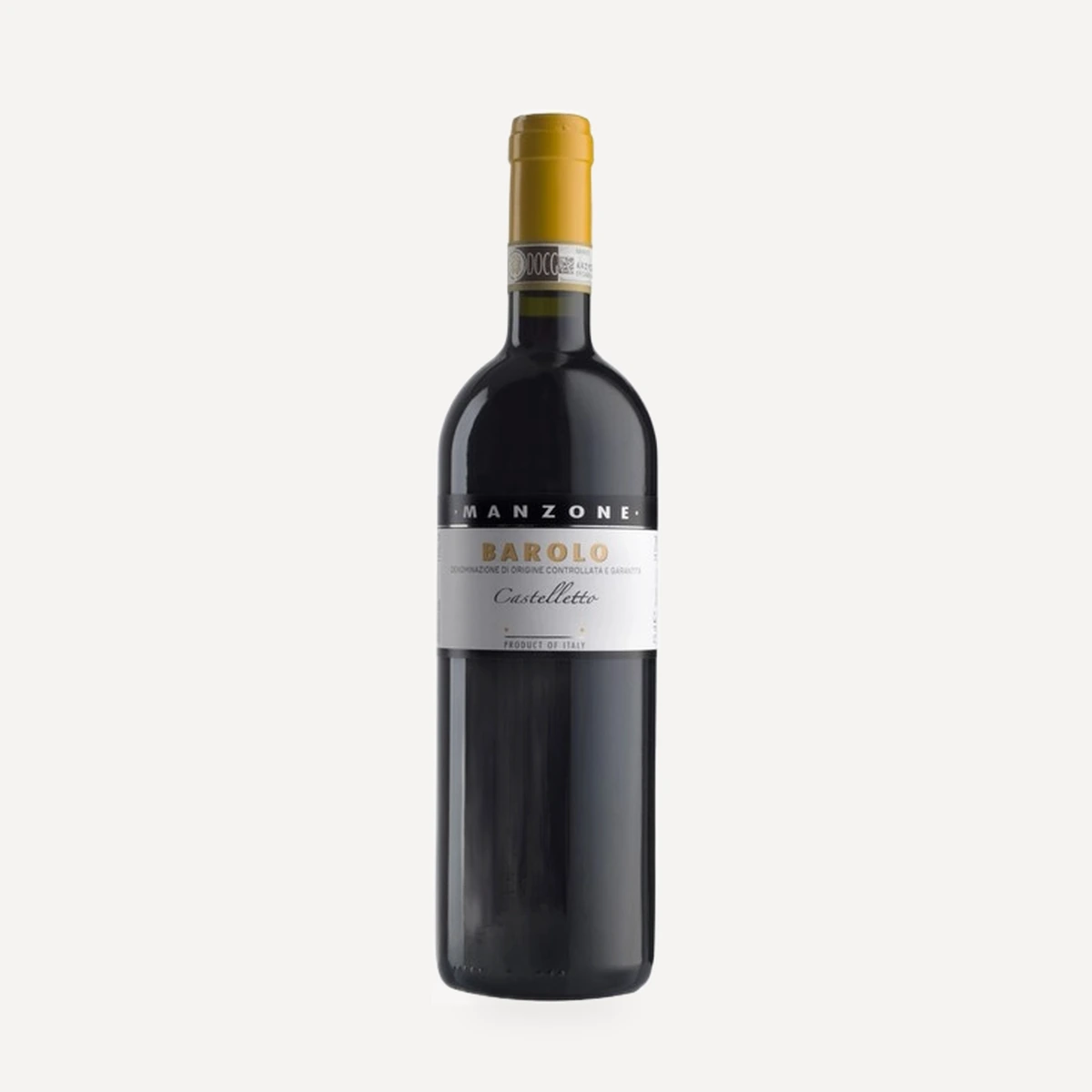 Castelletto Barolo DOCG wine — Giovanni Manzone winery — Dionysus