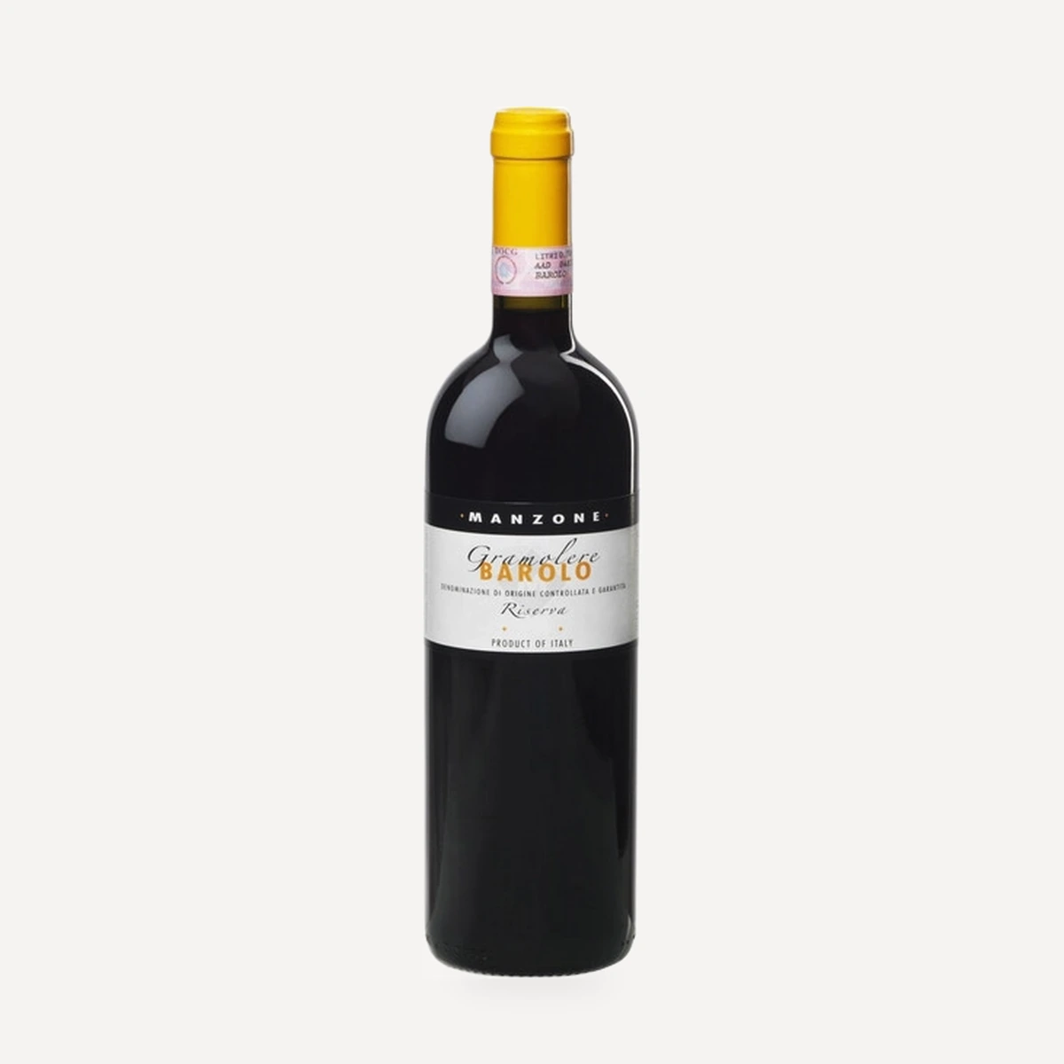 Gramolere Barolo Riserva DOCG wine — Giovanni Manzone winery — Dionysus