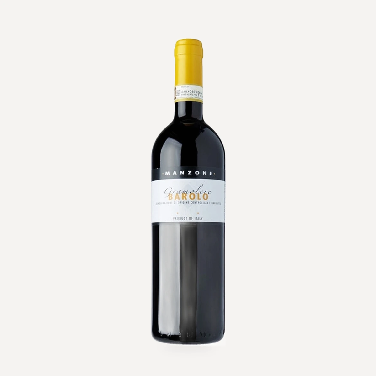 Gramolere Barolo DOCG wine — Giovanni Manzone winery — Dionysus