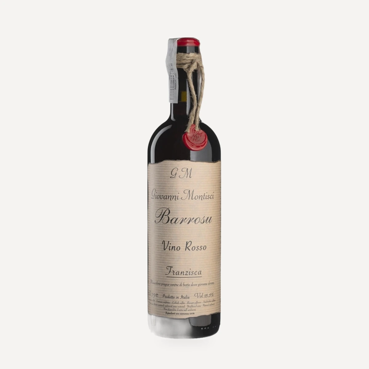 Barrosu Cannonau di Sardegna Riserva Franzisca DOC wine — Giovanni Montisci winery — Dionysus