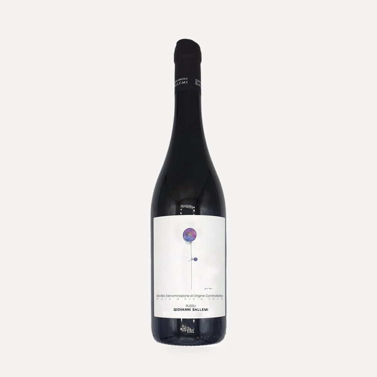 Russu Sicilia DOC wine — Giovanni Sallemi winery — Dionysus