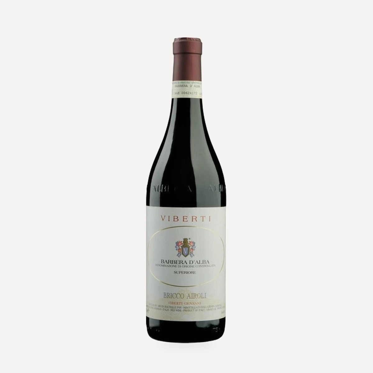 Barbera d'Alba Superiore Bricco Airoli wine — Giovanni Viberti winery — Dionysus