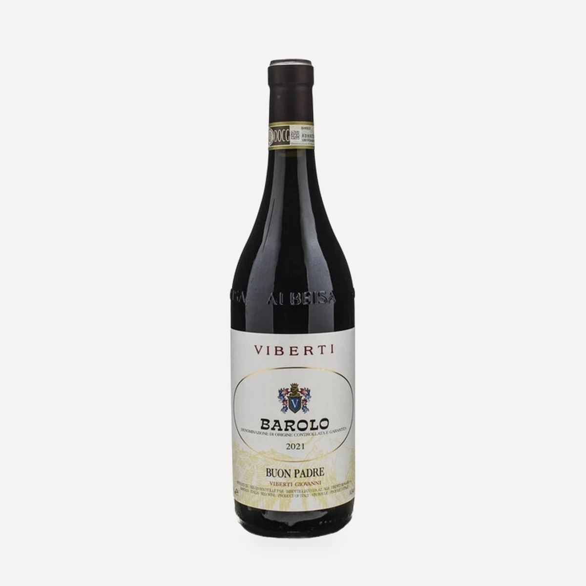 Barolo Buon Padre wine — Giovanni Viberti winery — Dionysus