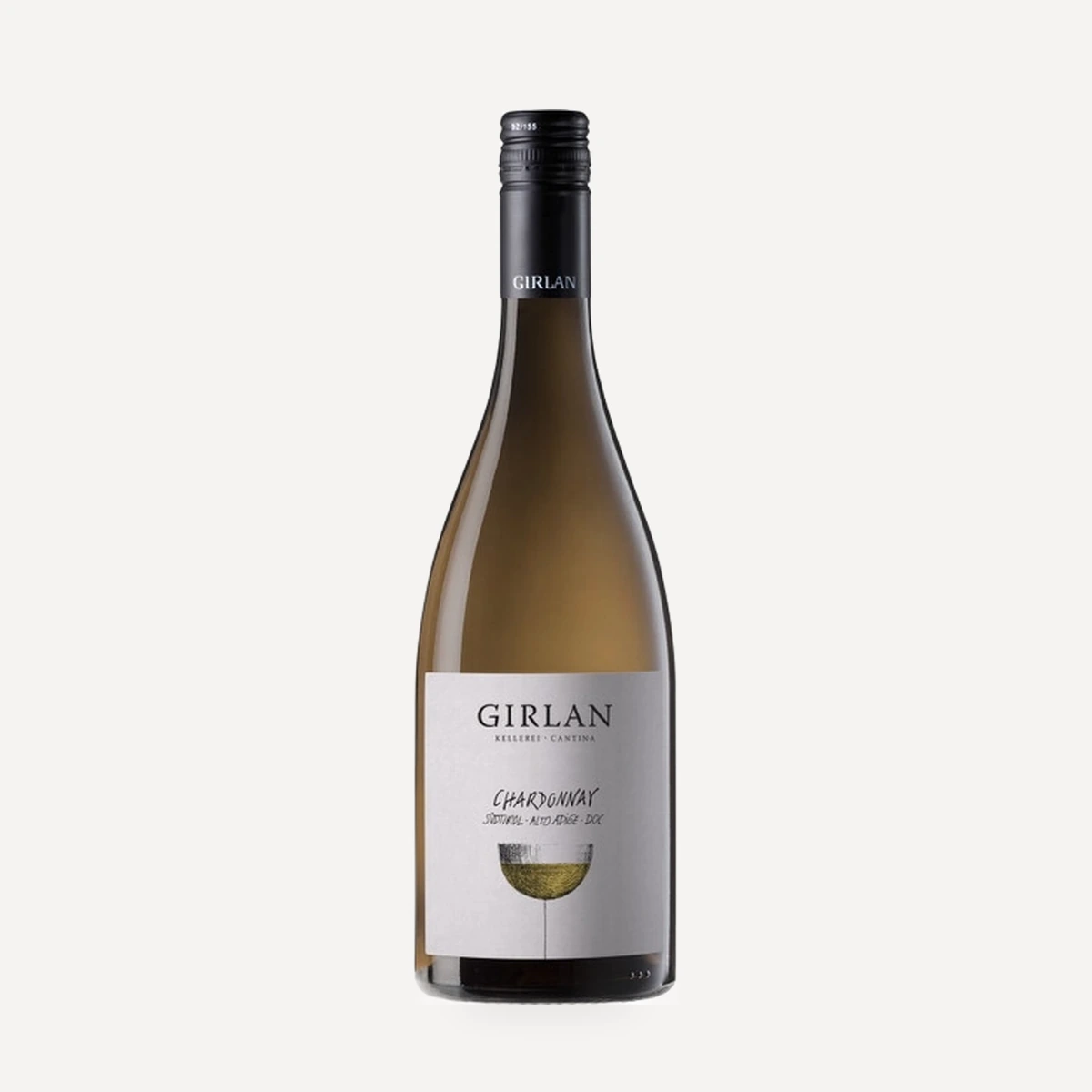 Chardonnay wine — Girlan winery — Dionysus
