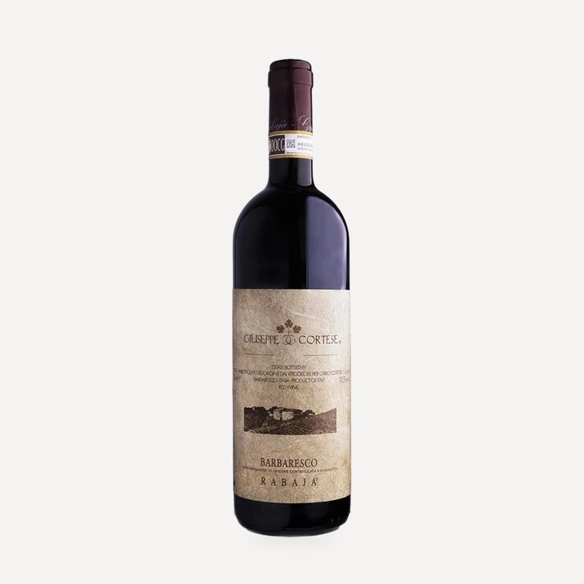 Rabaja Barbaresco DOCG wine — Giuseppe Cortese winery — Dionysus