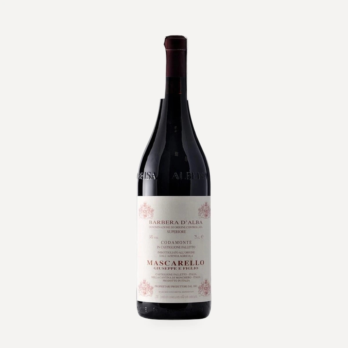 Barbera d’Alba Codamonte® DOC wine — Giuseppe Mascarello e Figlio winery — Dionysus