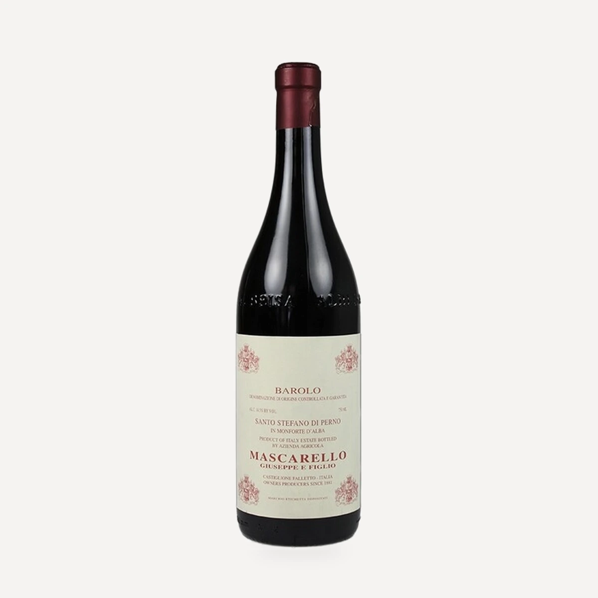 Barolo Perno Vigna S. Stefano DOCG wine — Giuseppe Mascarello e Figlio winery — Dionysus