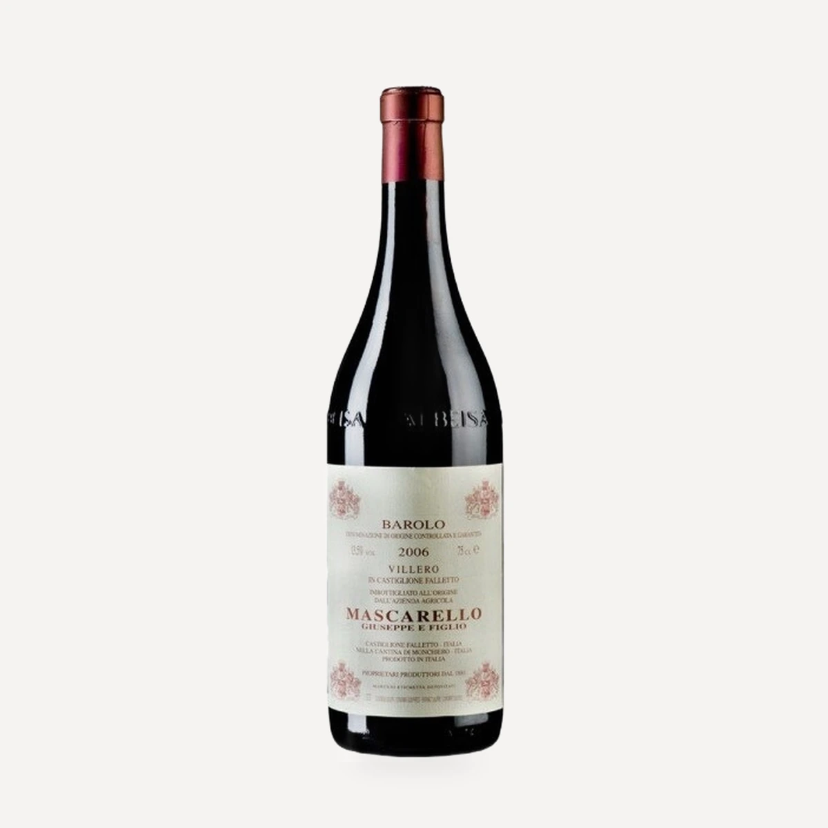 Barolo Villero DOCG wine — Giuseppe Mascarello e Figlio winery — Dionysus