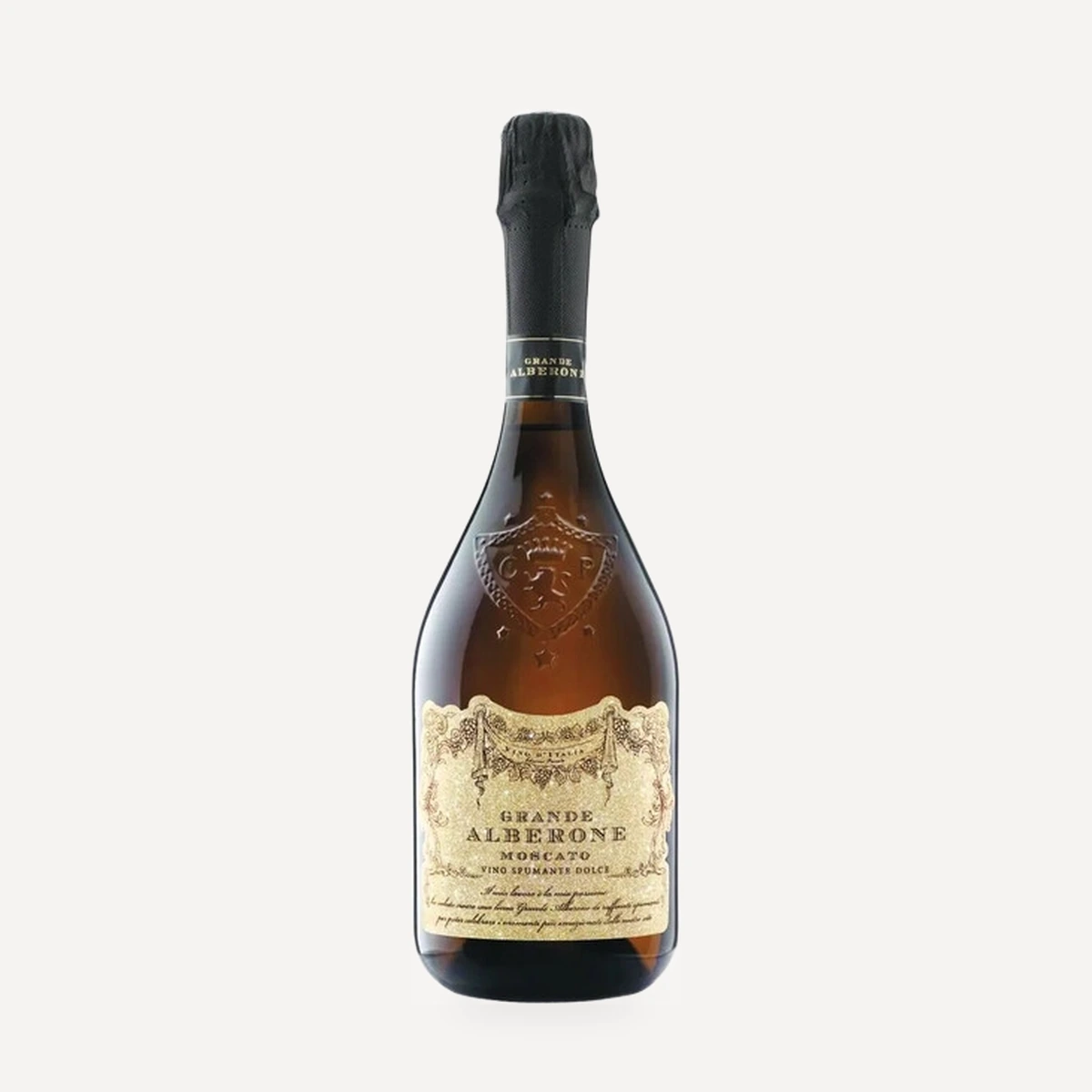 Moscato Spumante Dolce wine — Grande Alberone winery — Dionysus