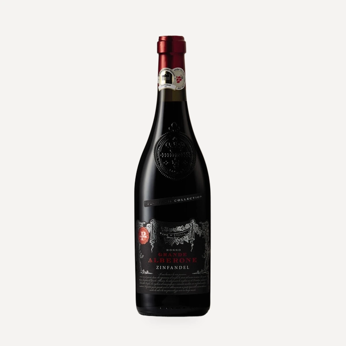 Zinfandel Puglia IGT wine — Grande Alberone winery — Dionysus