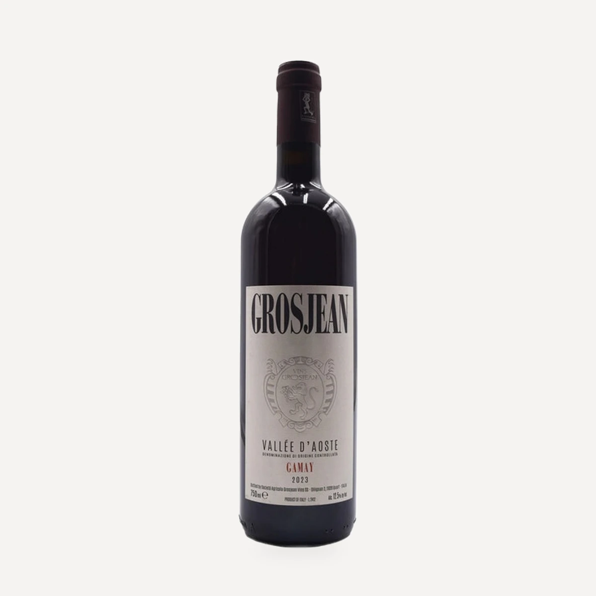Gamay Vallee d'Aoste DOC wine — Grosjean winery — Dionysus