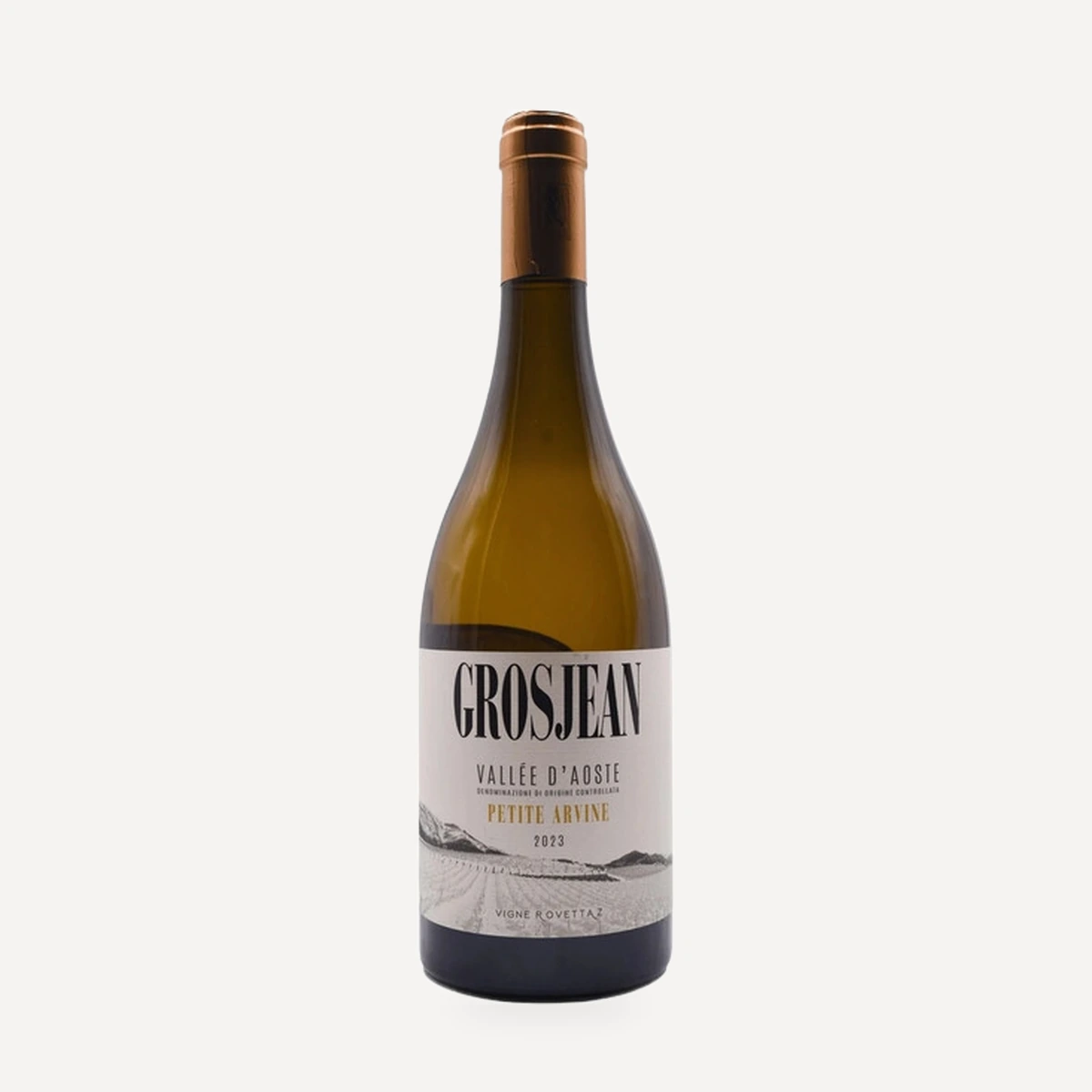 Petite Arvine Vigne Rovettaz Vallee d'Aoste DOC wine — Grosjean winery — Dionysus