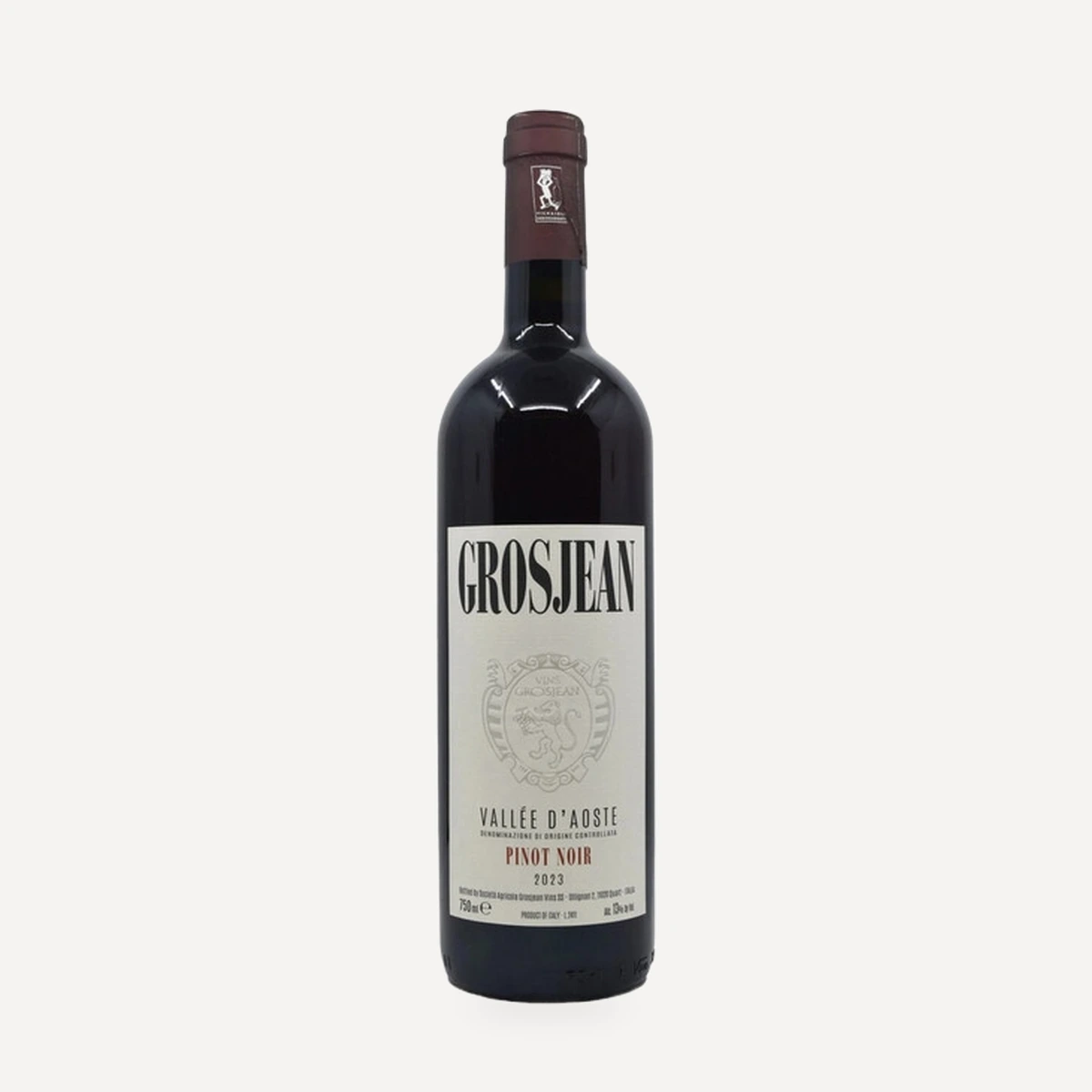 Pinot Noir Vallee d'Aoste DOC wine — Grosjean winery — Dionysus