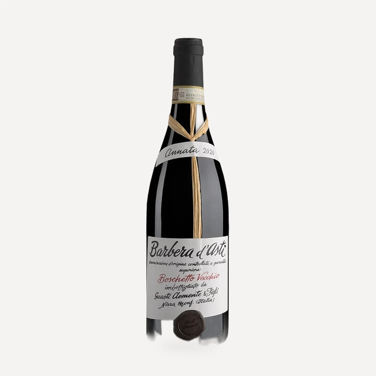 Barbera d'Asti Superiore Boschetto Vecchio DOCG wine — Guasti Clemente winery — Dionysus
