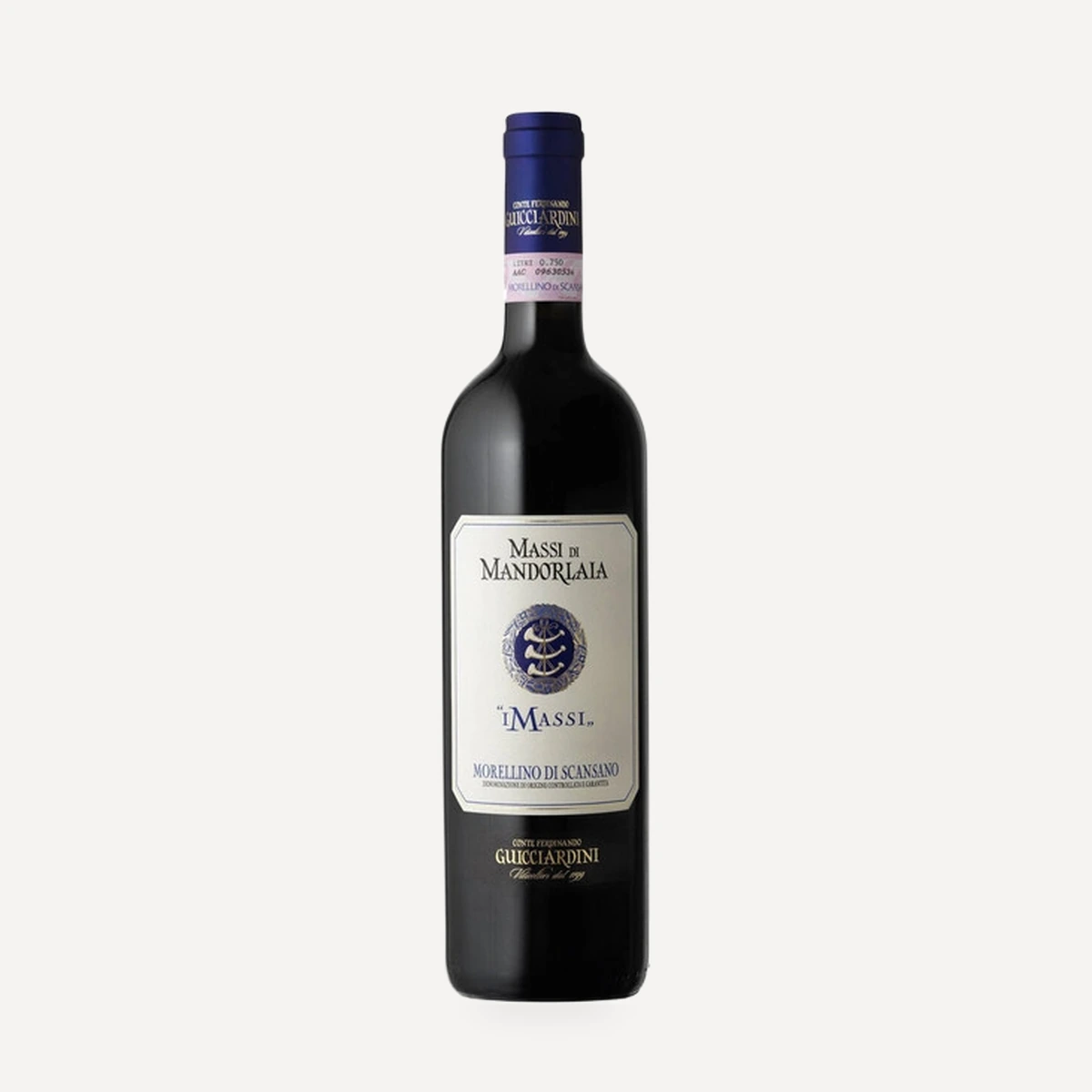 Massi di Mandorlaia I Massi Morellino di Scansano DOC wine — Guicciardini Strozzi winery — Dionysus
