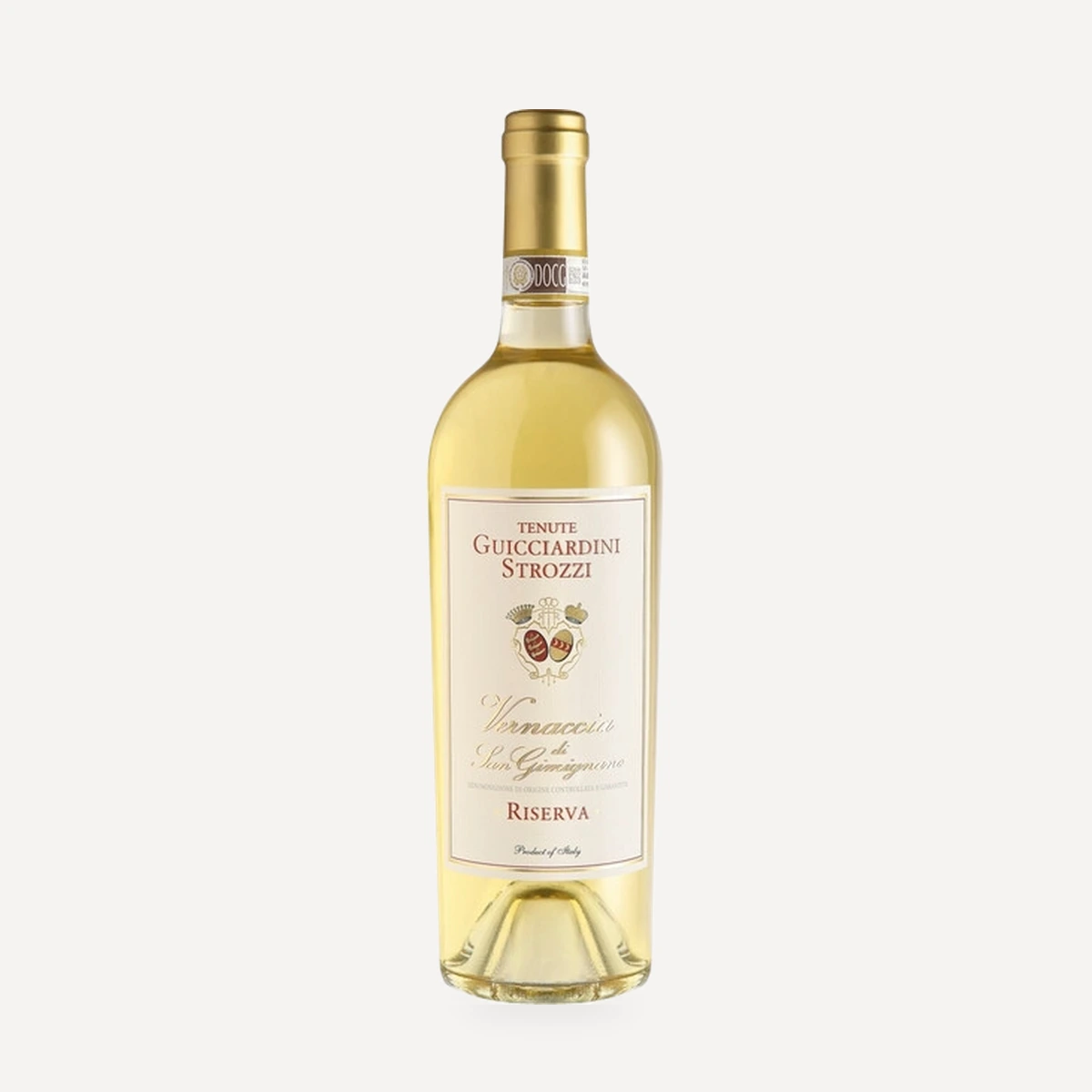Vernaccia di San Gimignano Riserva DOCG wine — Guicciardini Strozzi winery — Dionysus