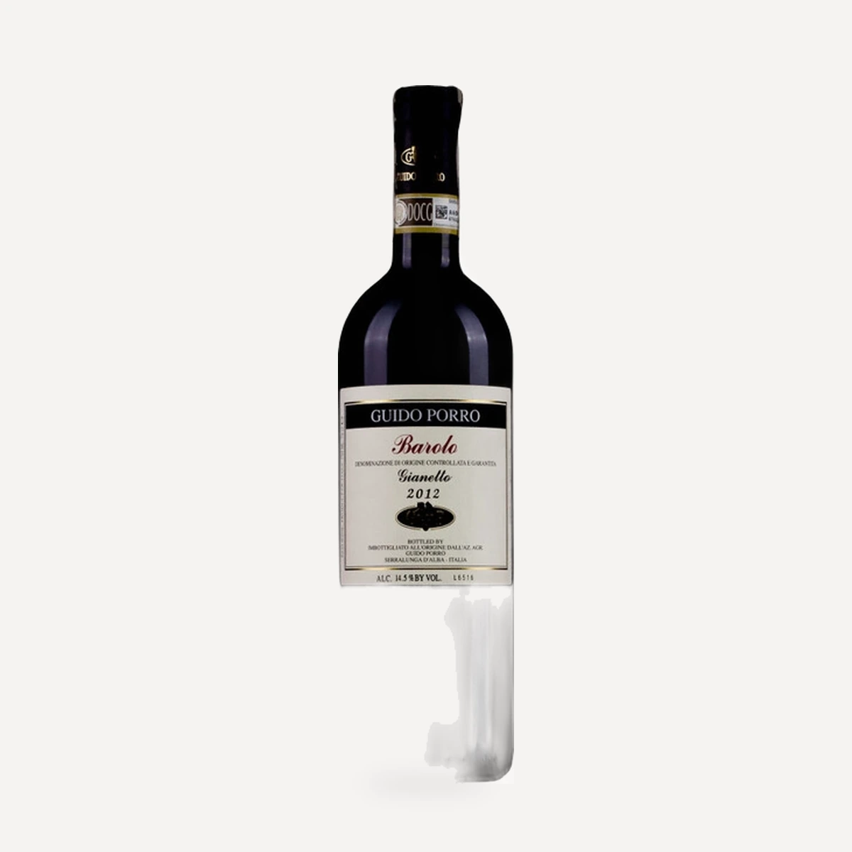 Barolo Gianetto wine — Guido Porro winery — Dionysus