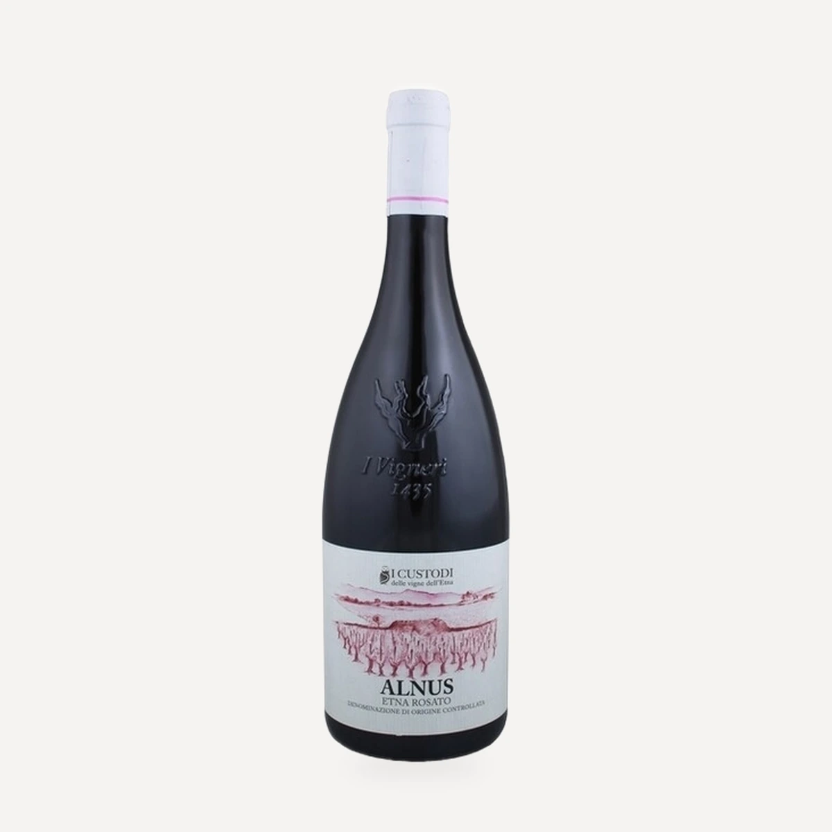 Alnus Etna Rosato DOC wine — I Custodi winery — Dionysus