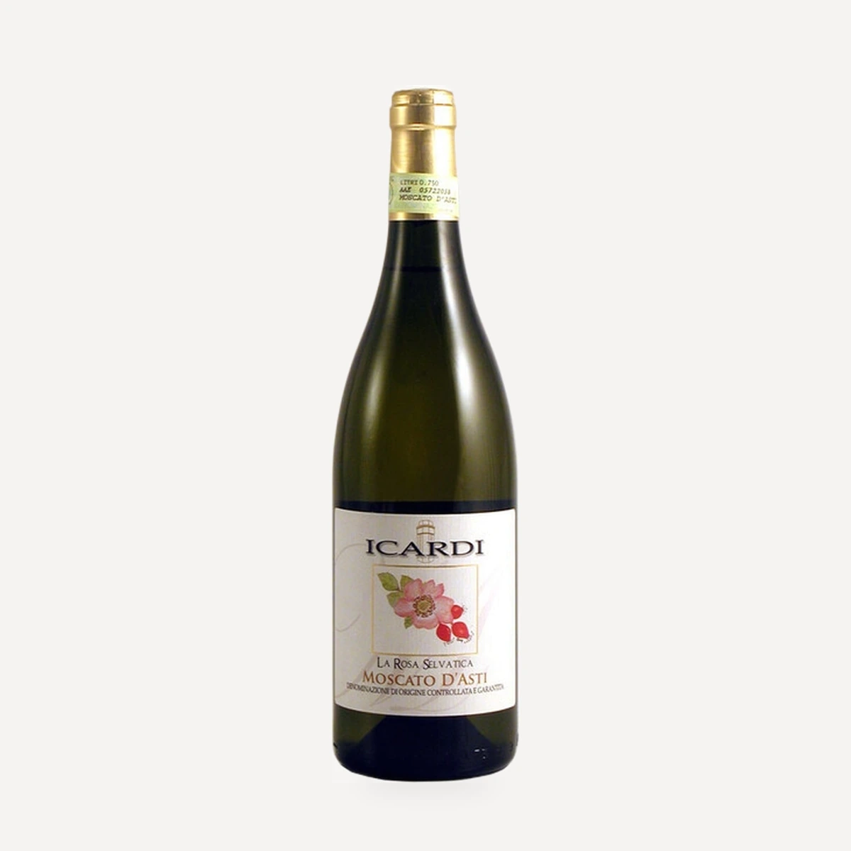 La rosa selvatica Moscato d'Asti wine — Icardi winery — Dionysus
