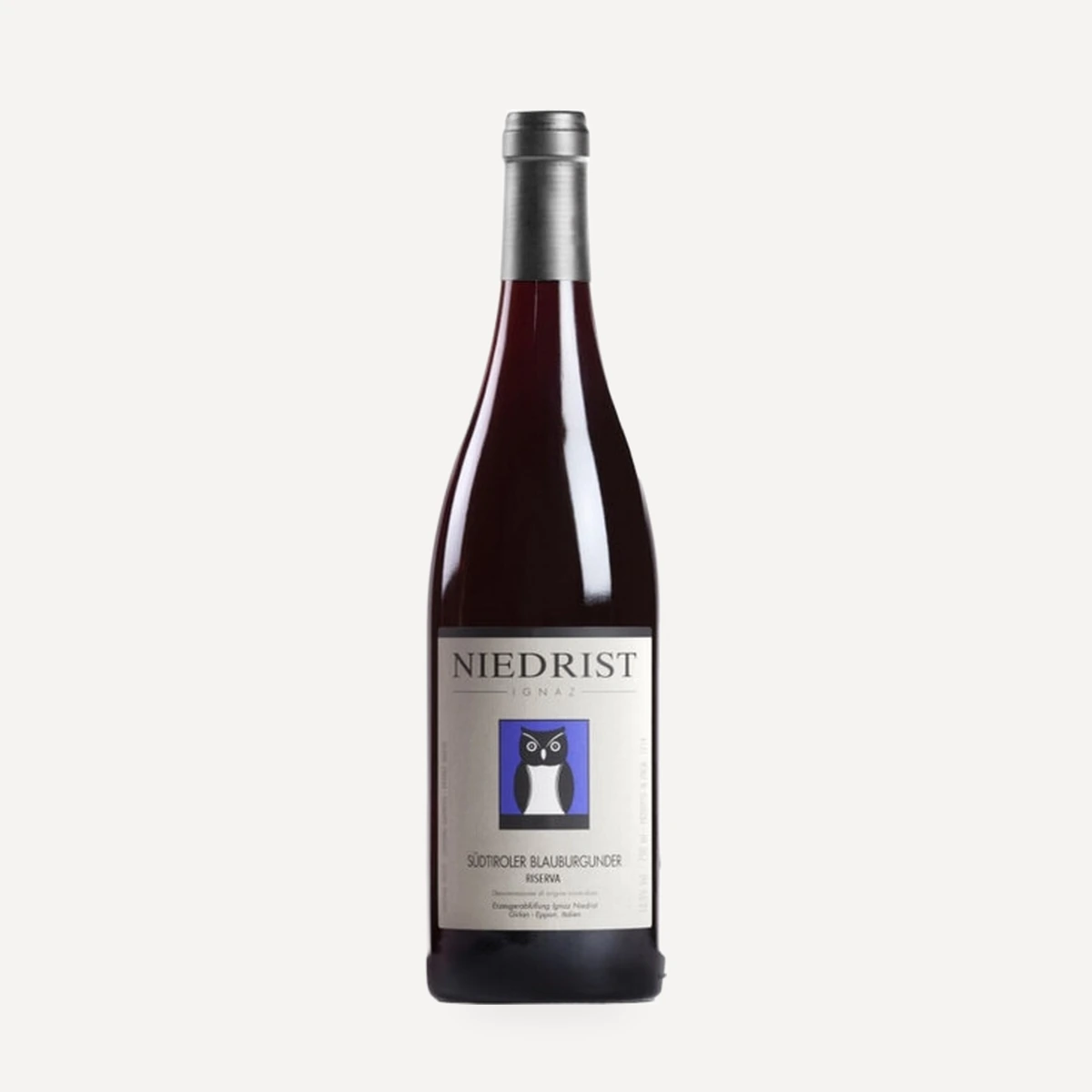 Südtirol Pinot Nero Riserva wine — Ignaz Niedrist winery — Dionysus