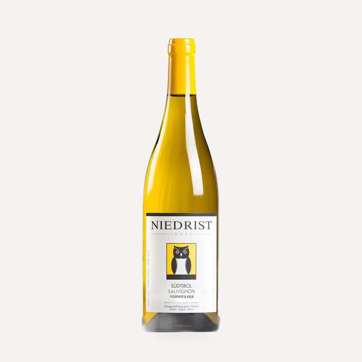 Südtirol Sauvignon Porphyr & Kalk wine — Ignaz Niedrist winery — Dionysus