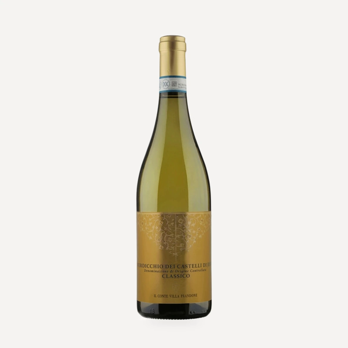 Verdicchio dei Castelli di Jesi Classico DOC wine — Il Conte Villa Prandone winery — Dionysus