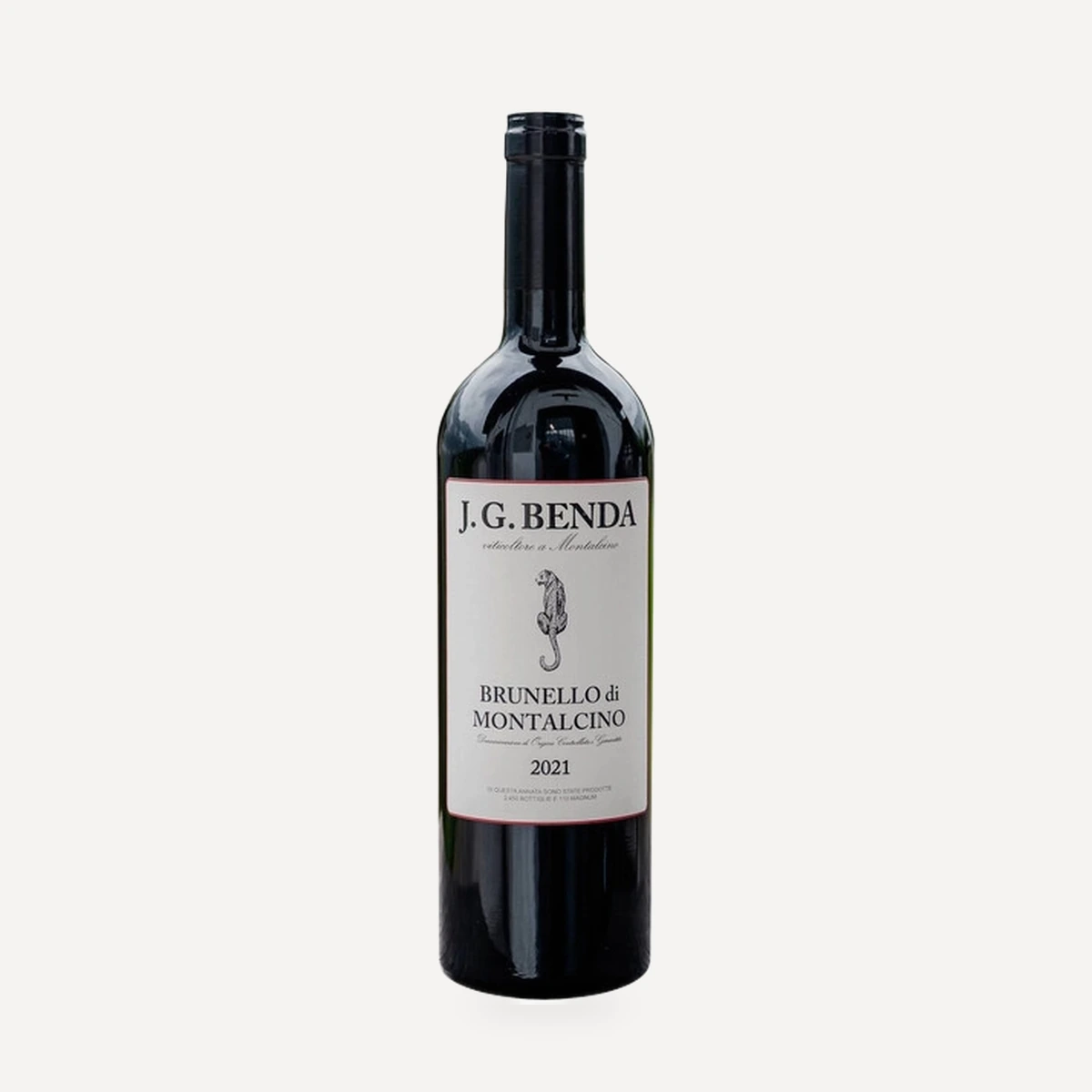 Brunello di Montalcino DOCG wine — J. G. Benda winery — Dionysus