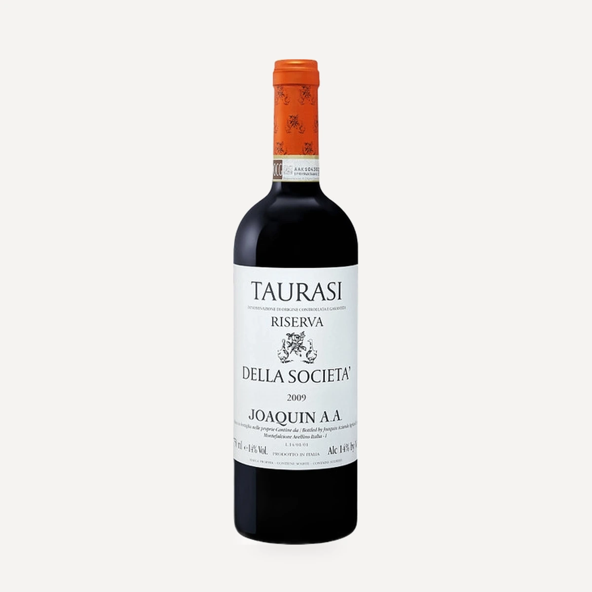 Della Societa Taurasi Riserva DOCG wine — Joaquin winery — Dionysus