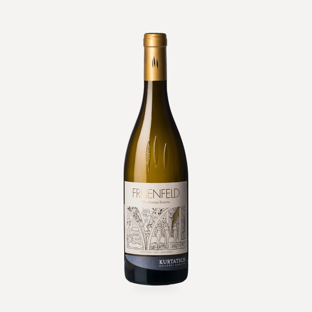 Freienfeld Chardonnay Riserva Sudtirol DOC wine — Kurtatsch winery — Dionysus