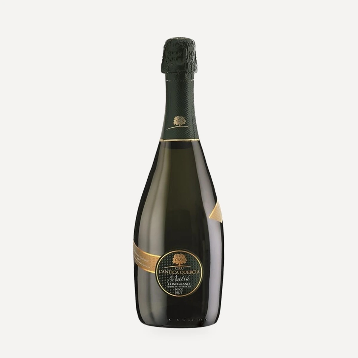 Matiu Brut Conegliano Valdobbiadene Prosecco Superiore DOCG wine — L'Antica Quercia winery — Dionysus