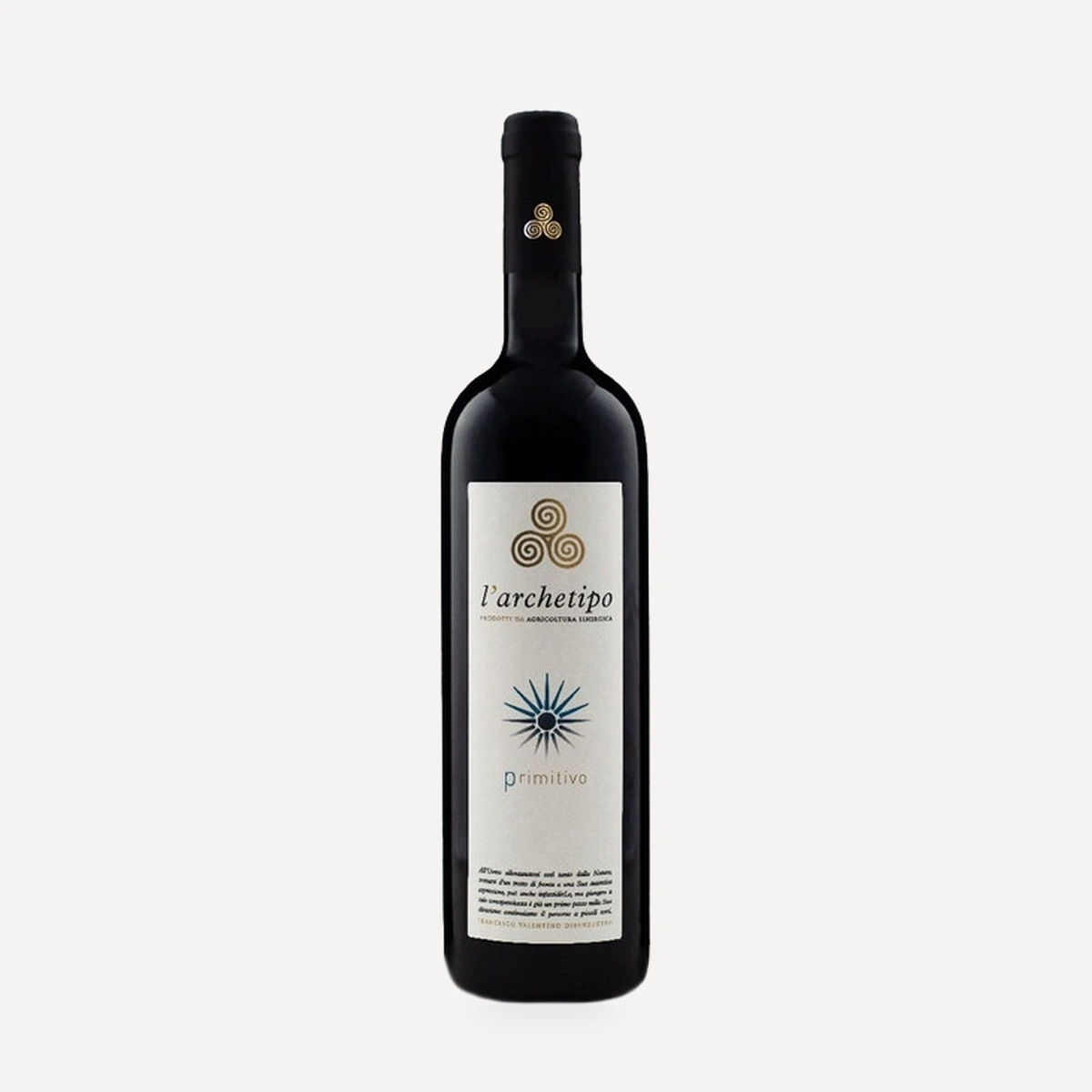 Primitivo Salento IGP wine — l'Archetipo winery — Dionysus