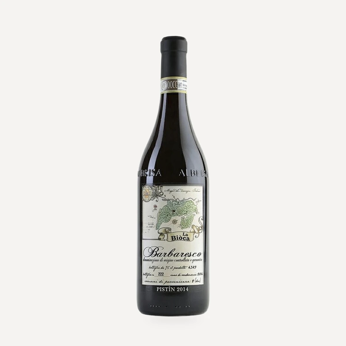 Barbaresco Pistin DOCG wine — La Bioca winery — Dionysus
