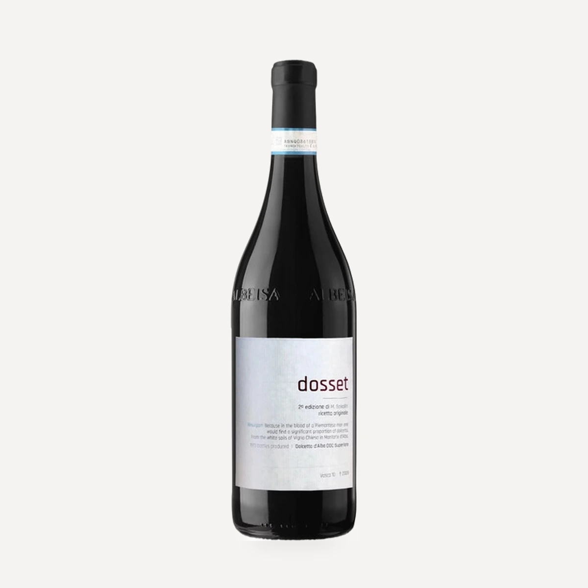 Dosset di M. Sokolin Dolcetto d'Alba Superiore DOC wine — La Bioca winery — Dionysus