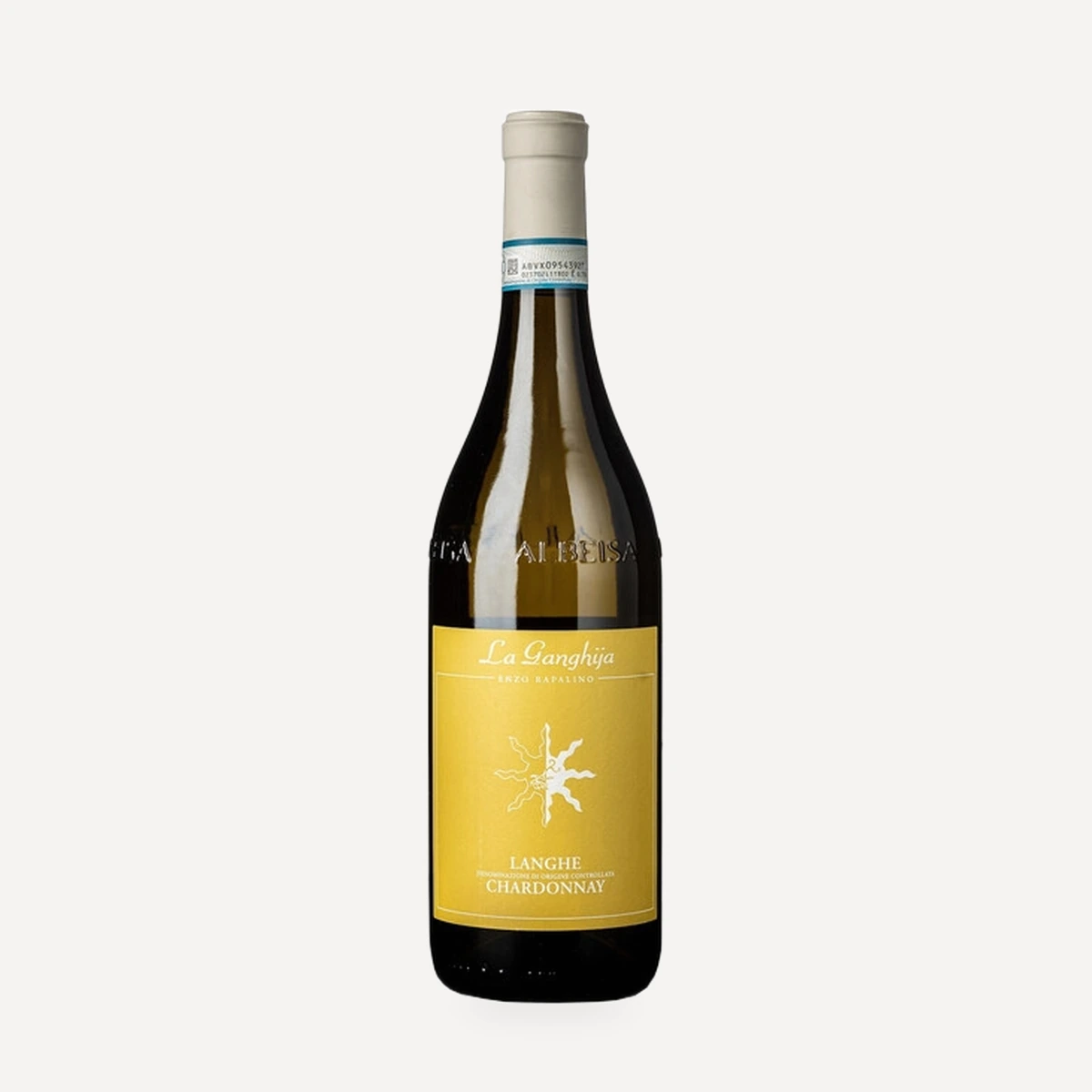 Langhe Chardonnay DOC wine — La Ganghija winery — Dionysus