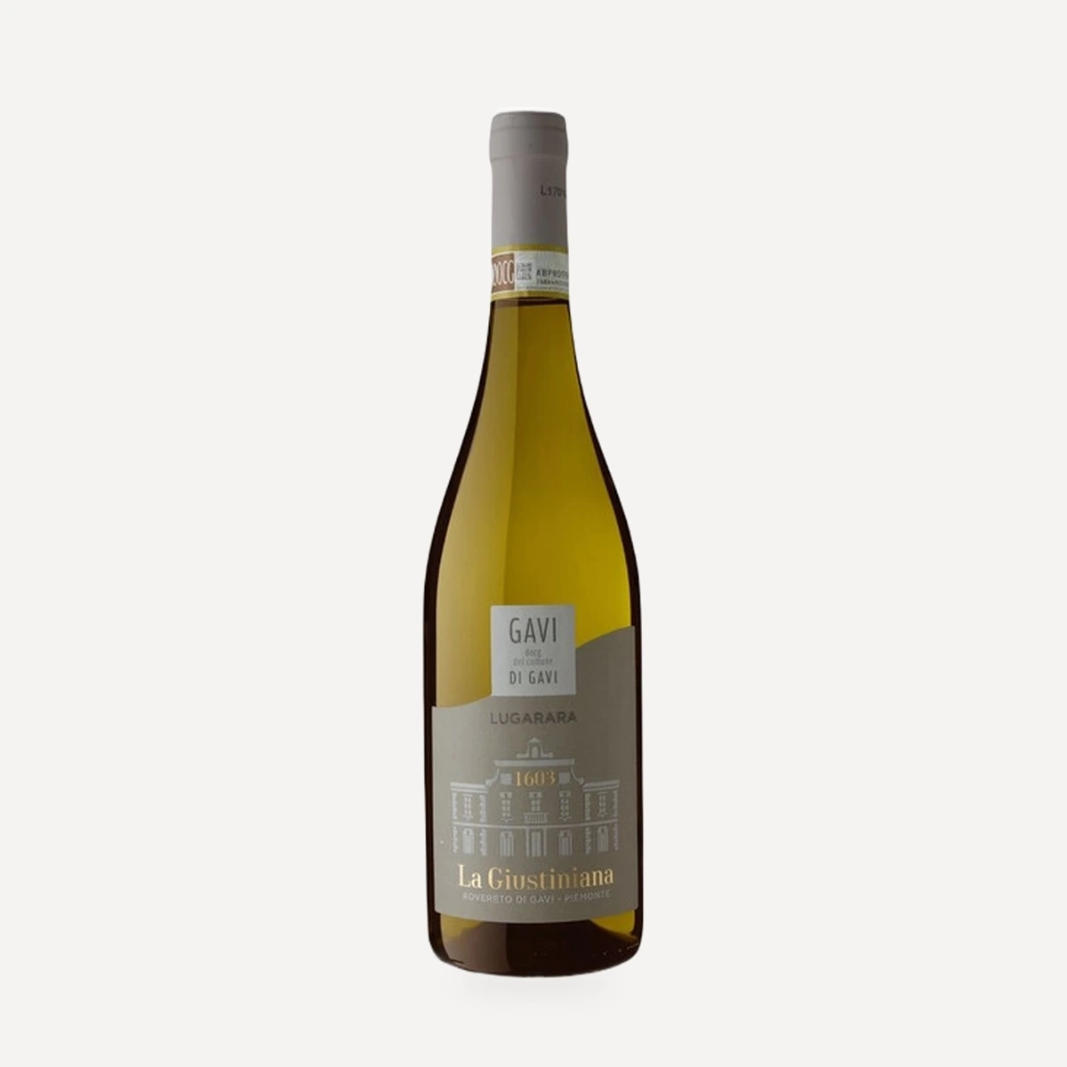 Gavi del Comune di Gavi Lugarara DOCG wine — La Giustiniana winery — Dionysus