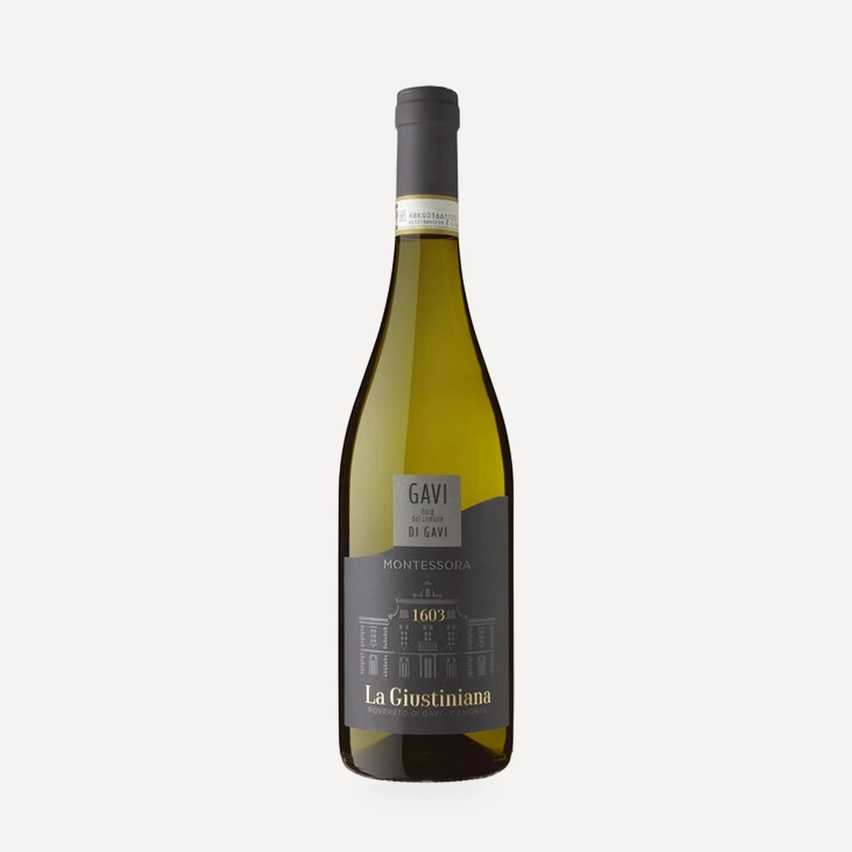 Gavi del Comune di Gavi Montessora DOCG wine — La Giustiniana winery — Dionysus