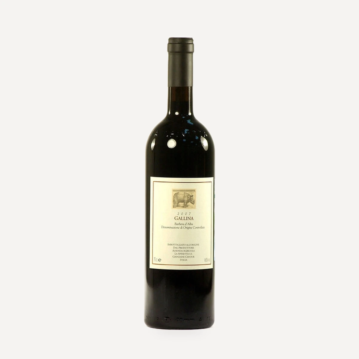 Barbera d'Alba Gallina wine — La Spinetta winery — Dionysus