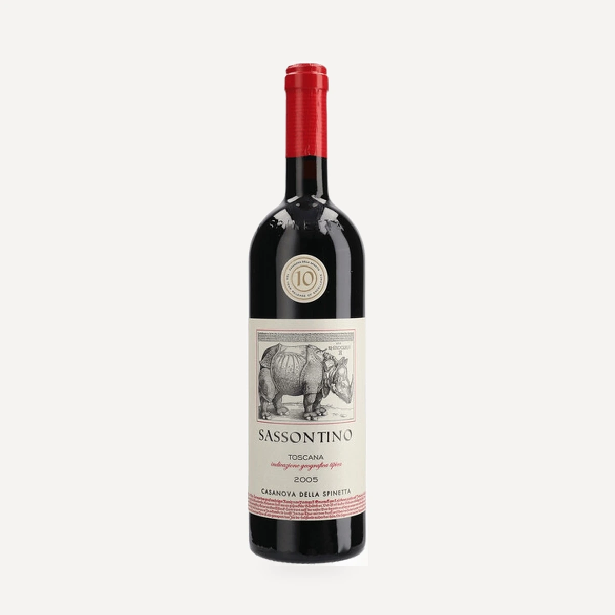 Sassontino Toscana IGT wine — La Spinetta winery — Dionysus