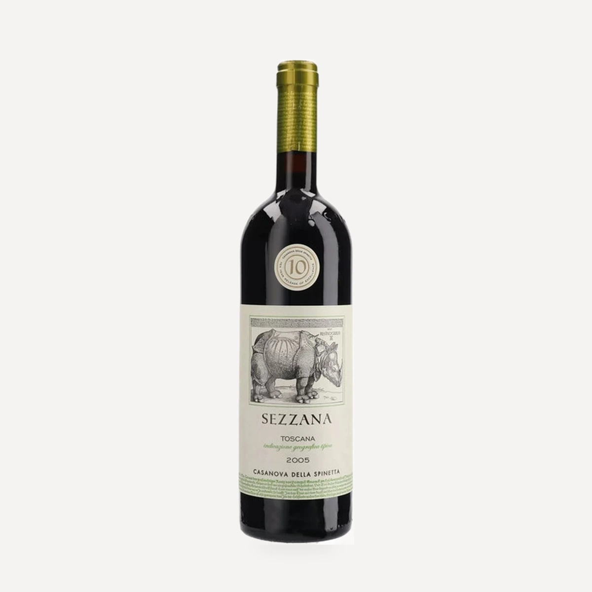 Sezzana Toscana IGT wine — La Spinetta winery — Dionysus