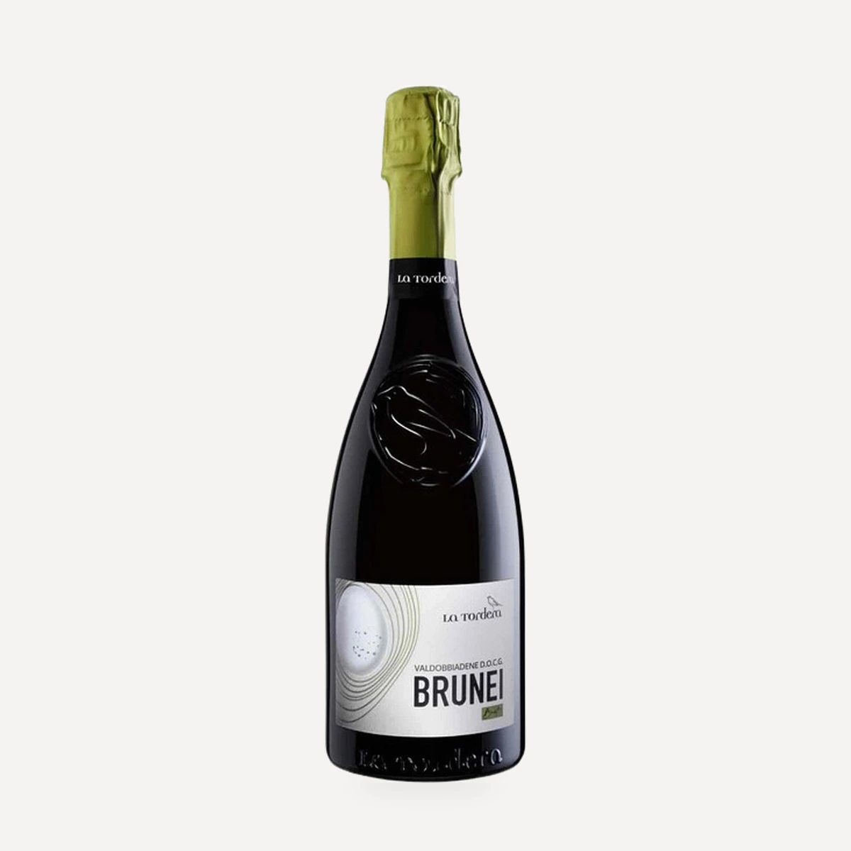 Brunei Brut Valdobbiadene Prosecco Superiore DOCG wine — La Tordera winery — Dionysus