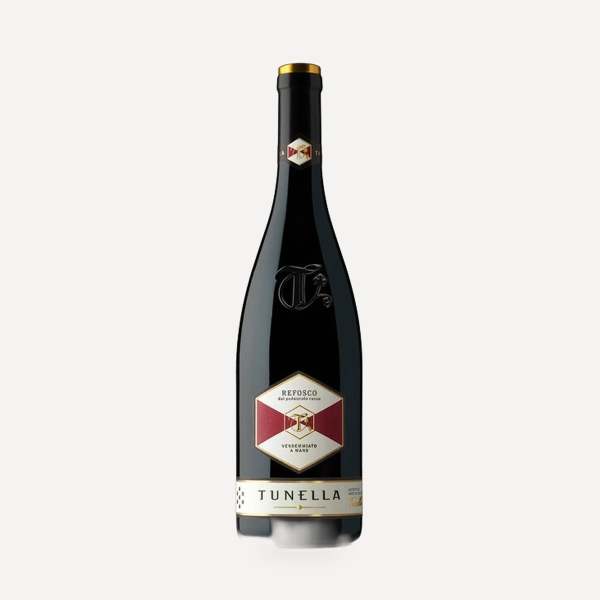 Refosco dal P. R. wine — La Tunella winery — Dionysus