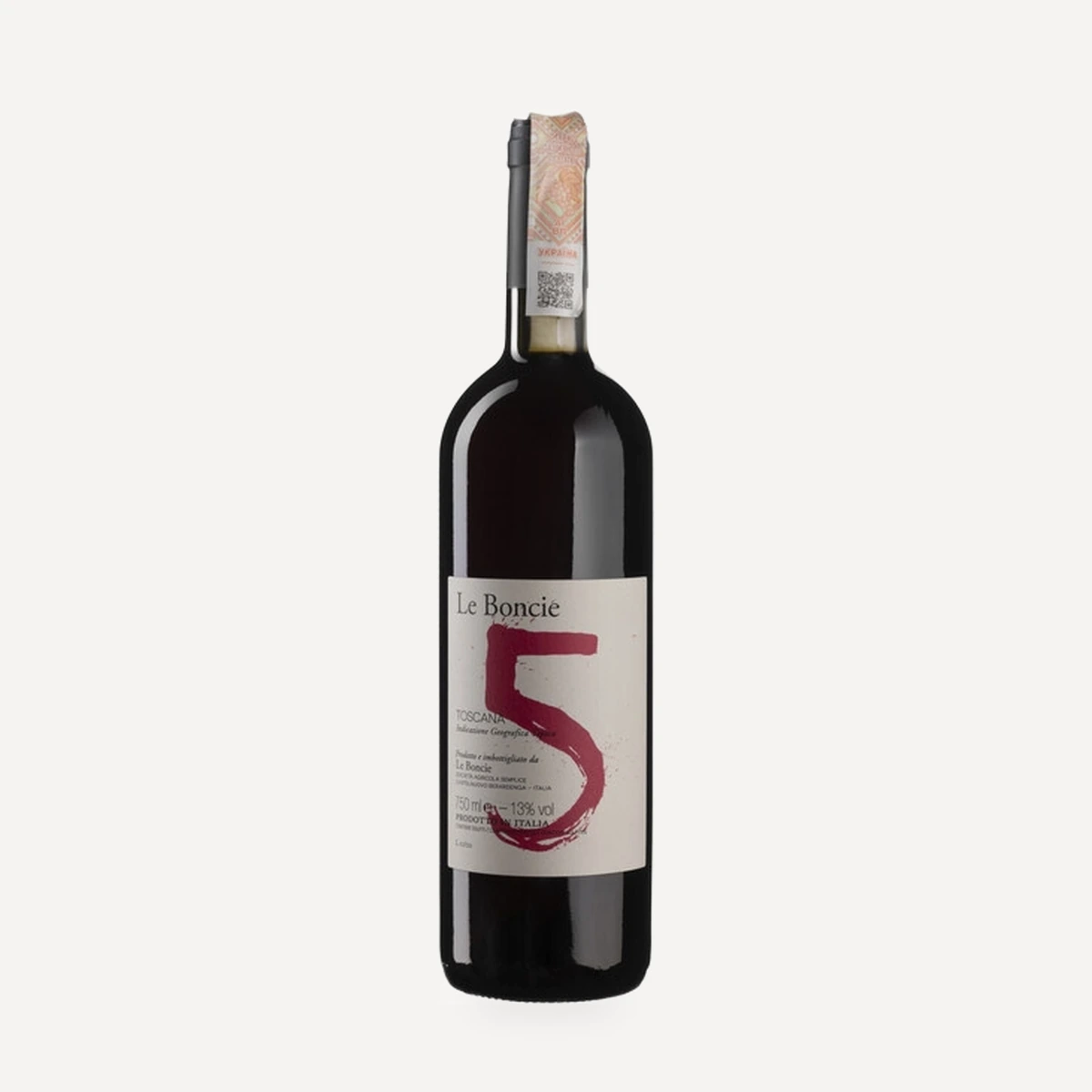 5 Toscana IGT wine — Le Boncie winery — Dionysus
