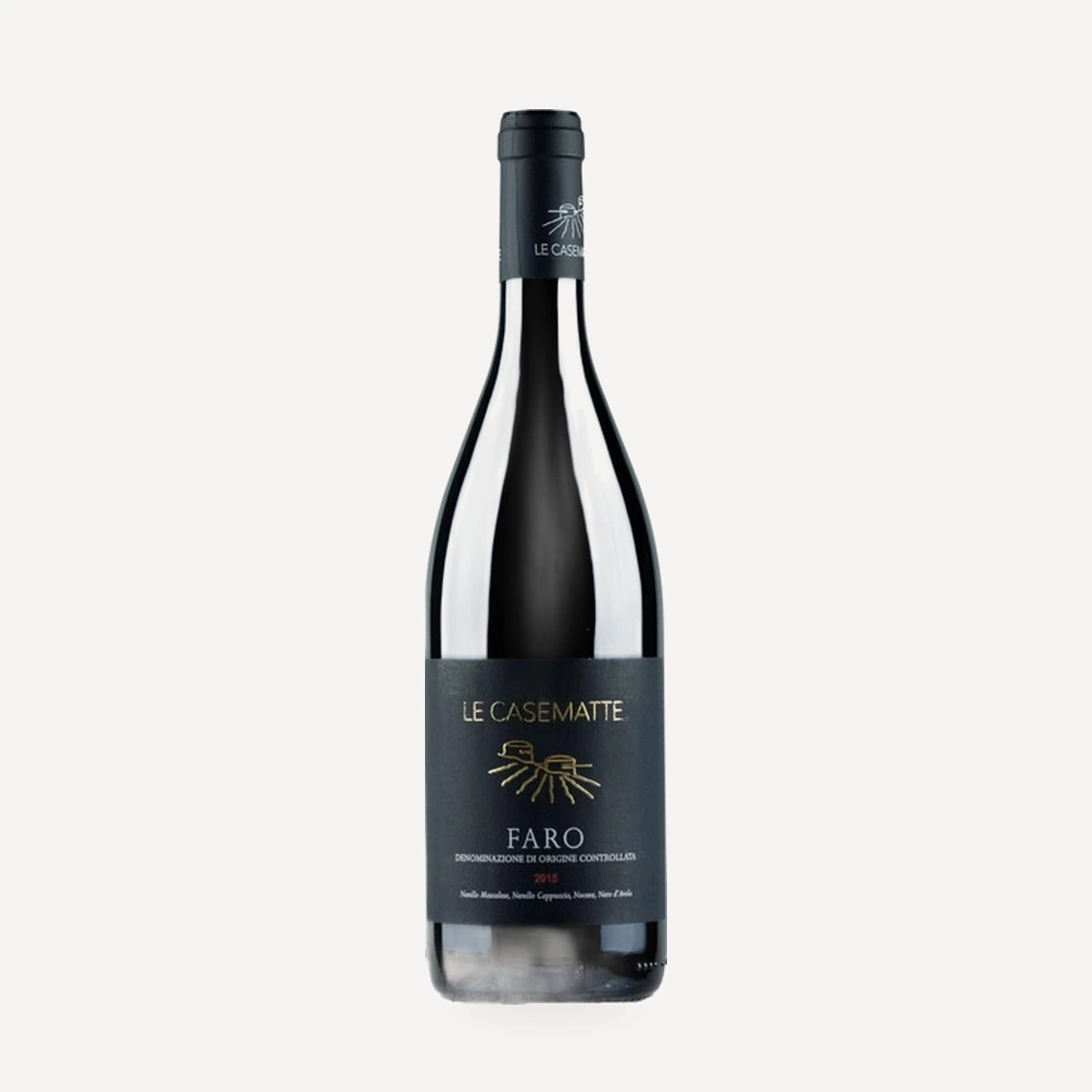 Faro DOC wine — Le Casematte winery — Dionysus